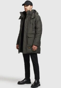 Khujo VIVAS - Wintermantel - Dunkeloliv -Khujo 00d25e28b757428b8abcd145bd8d2fd0