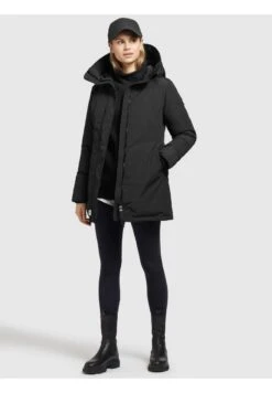 Khujo KANDA - Wintermantel - Schwarz -Khujo 050cf8cb8f45498f81e7416c751faa64