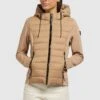 Khujo GHITA MATT - Winterjacke - Beige -Khujo 2a9529d142dc4715b85c7ab70b9b91e0