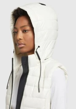 Khujo FABIA SHINY - Weste - Weiß 12 Khujo FABIA SHINY - Weste - Weiß -Khujo 2abe0d02b2b74109a78dd62426f84ef7