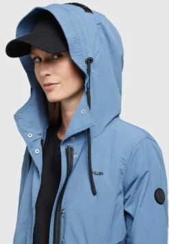 Khujo ADDA - Kurzmantel - Blau -Khujo 57d51ddb28cb4e07a4f4a5e546036e99