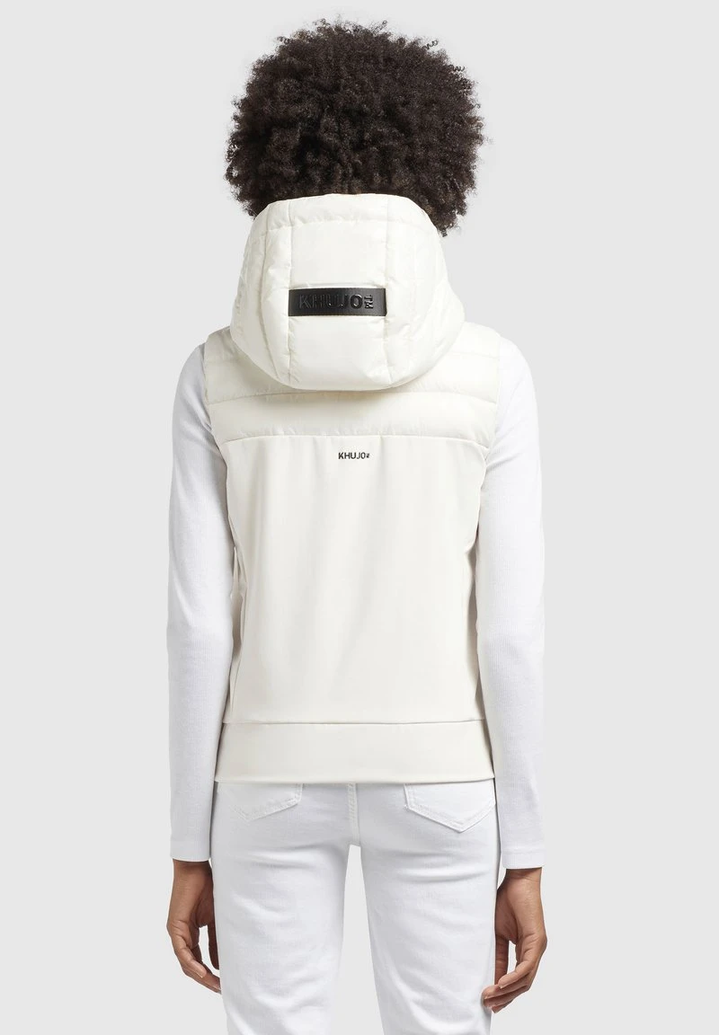 Khujo FABIA SHINY - Weste - Weiß 5 Khujo FABIA SHINY - Weste - Weiß – Bild 3