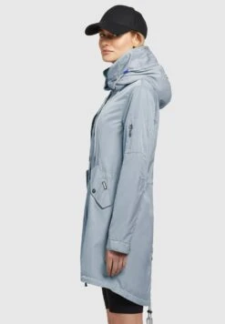 Khujo DAYES - Parka - Blaugrau Hell -Khujo 60d31f4158384d92818e1bd7ee0d295f