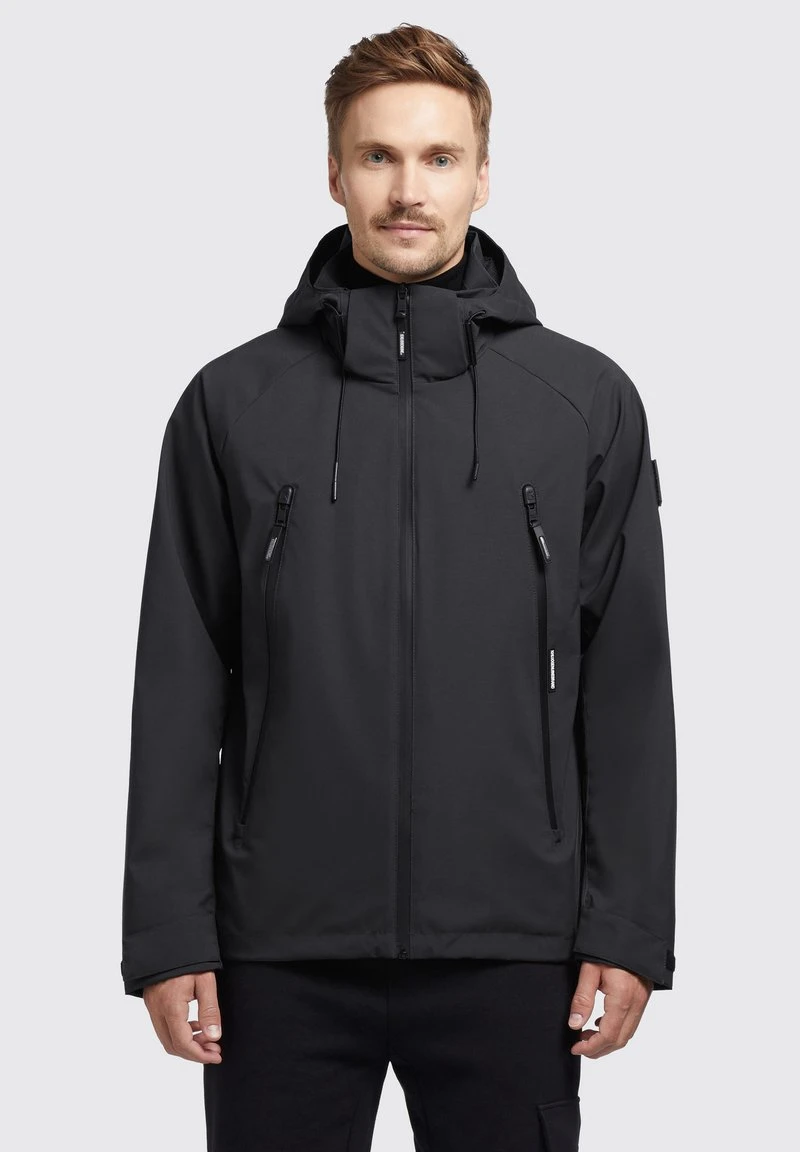 Khujo ADAM - Regenjacke / Wasserabweisende Jacke - Schwarz 3 Khujo ADAM - Regenjacke / Wasserabweisende Jacke - Schwarz