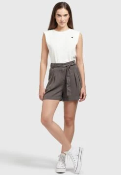 Khujo ELIDA - Shorts - Anthrazit -Khujo 687a71706f6042b0b795604b91a82f89 1