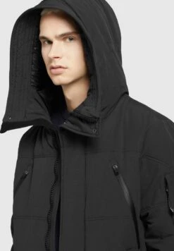 Khujo CLOYD - Wintermantel - Schwarz -Khujo 76ae1b3c27124d89b1f60317901065a3