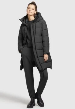 Khujo YOUMA - Wintermantel - Schwarz -Khujo 78b65aa3adfe4ff8b714f9f0dc6f2d3d