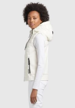 Khujo FABIA SHINY - Weste - Weiß 11 Khujo FABIA SHINY - Weste - Weiß -Khujo 83f7206c9eea43968e16a2f4cde48cbb