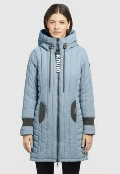 Khujo JERRY PRIME PEACHED - Wintermantel - Hellblau