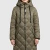Khujo LENNJA - Wintermantel - Khaki -Khujo 9d1f67c6b7b94279bacfa2e9faebcaf5