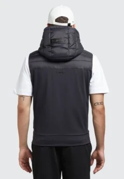 Khujo WEMO MATT - Weste - Schwarz -Khujo 9dde97b0b1c648379a10e59cf958381e