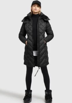 Khujo ANETH - Wintermantel - Schwarz -Khujo a12e8a4c0edc4722bc140ab3baf88763
