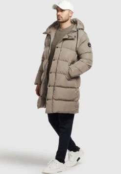 Khujo RAFI - Wintermantel - Taupe -Khujo a5162a65daa140caa7d1eae22bf5e58a