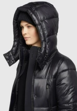 Khujo MELONA SHINY - Wintermantel - Schwarz -Khujo a93779126c6441009d5f9b5f66604d70