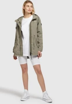 Khujo CAIMA - Parka - Graugrün -Khujo afc99f77b2c84cf59f3003fab0256c7f