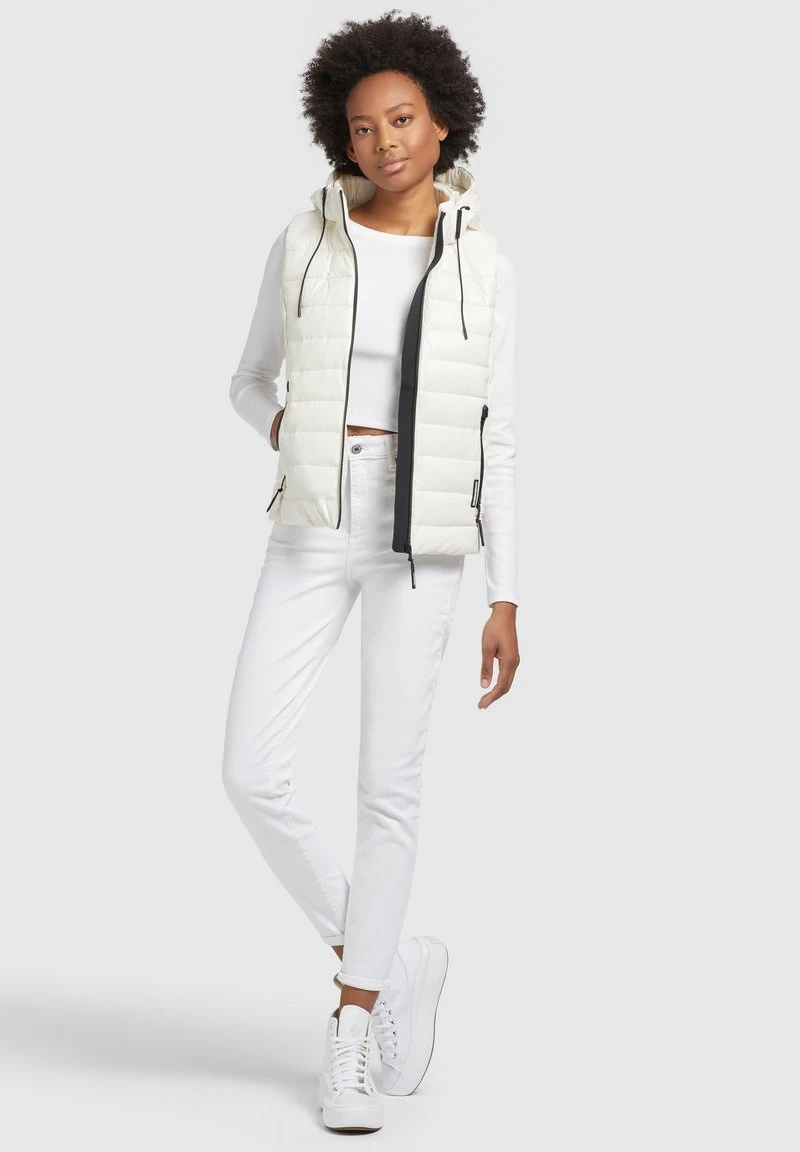 Khujo FABIA SHINY - Weste - Weiß 4 Khujo FABIA SHINY - Weste - Weiß – Bild 2