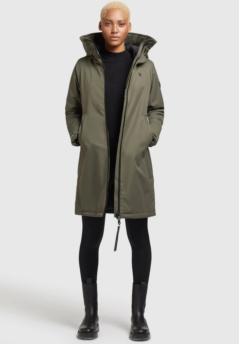 Khujo LISAD - Wintermantel - Khaki Grün 4 Khujo LISAD - Wintermantel - Khaki Grün – Bild 2