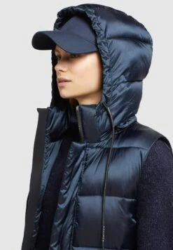 Khujo TOURIN - Weste - Dunkelblau -Khujo bd71fb97893342a9a0f1063d7bea0816