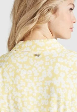 Khujo GOYA - Blusenkleid - Gelb-weiß Geblümt -Khujo c0d4553957654cc599a9ac7a3f060ad7