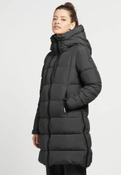 Khujo YOUMA - Wintermantel - Schwarz -Khujo c24575aad225423e89ccaa6fa545bed6