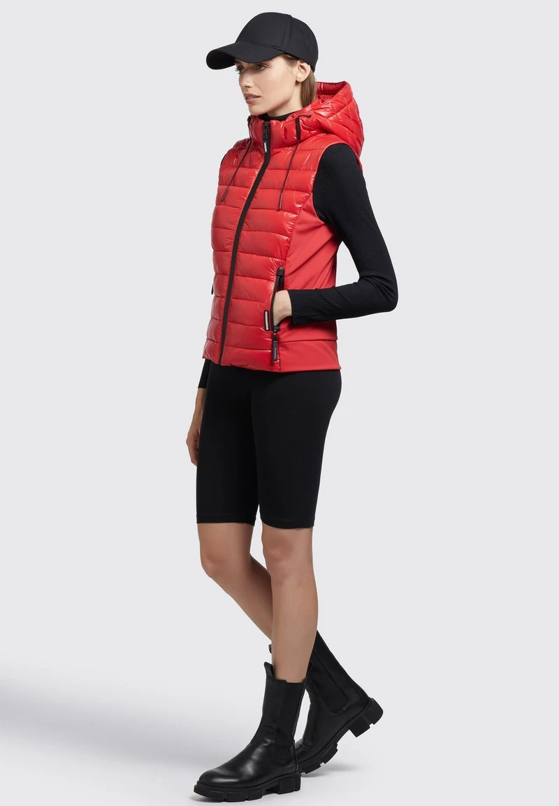 Khujo FABIA SHINY - Weste - Rot 6 Khujo FABIA SHINY - Weste - Rot – Bild 4