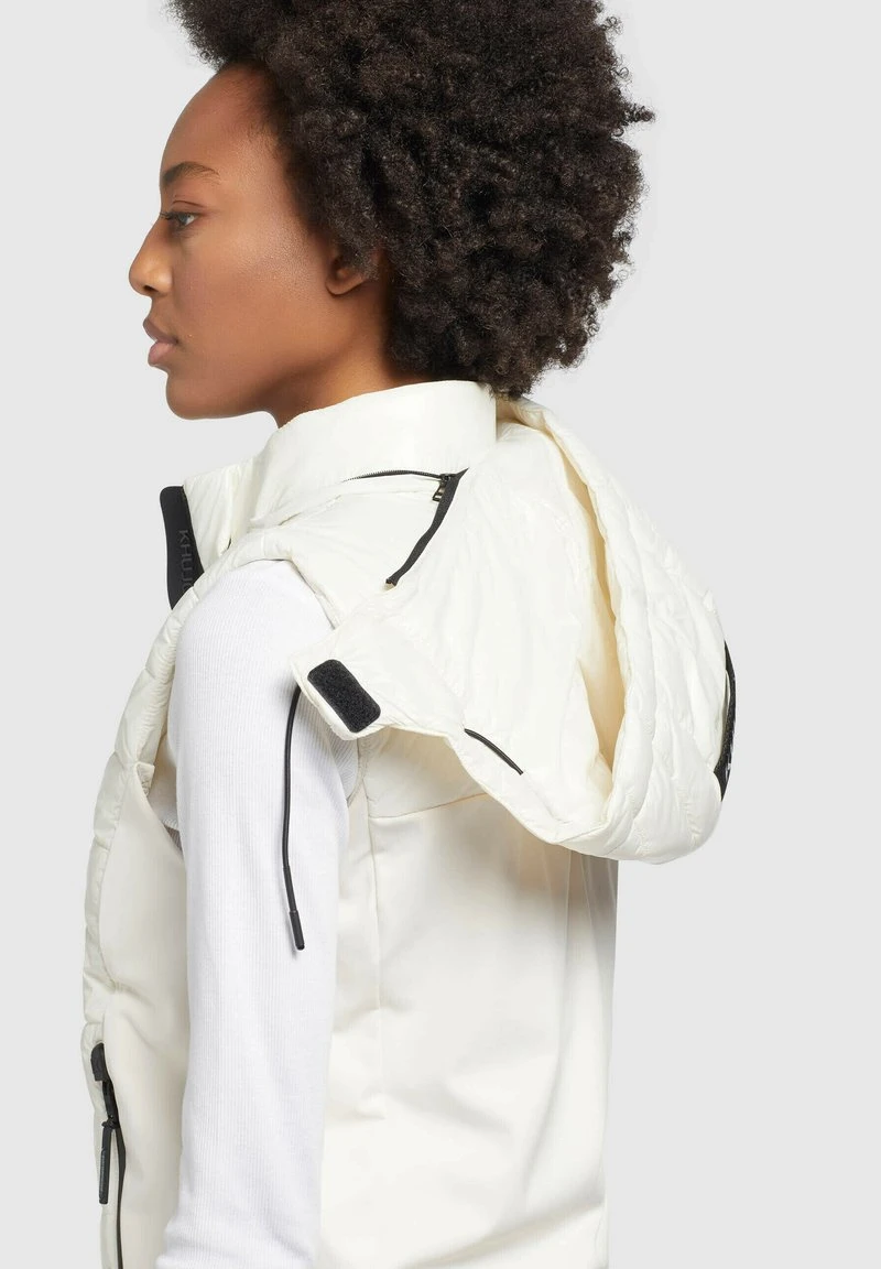 Khujo FABIA SHINY - Weste - Weiß 8 Khujo FABIA SHINY - Weste - Weiß – Bild 6