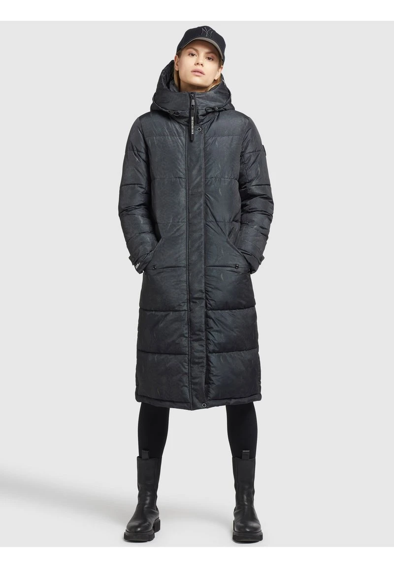 Khujo DAKOTA - Wintermantel - Dunkelblau Gemustert 5 Khujo DAKOTA - Wintermantel - Dunkelblau Gemustert – Bild 3