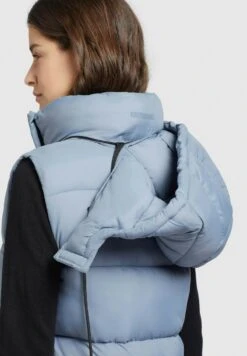 Khujo EDEN MATT - Weste - Hellblau -Khujo d6dd8ff6fb9d43b9b2aa81d4ea8fe184