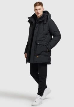Khujo VIVAS - Wintermantel - Schwarz -Khujo dc375b9ec6084a70bed64cad1644e086