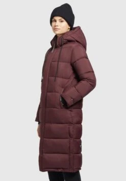 Khujo JULINA MATT - Wintermantel - Dunkelrot -Khujo dd7ebcefd7e54d028915171b086a19c1