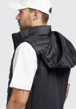 Khujo WEMO MATT - Weste - Schwarz -Khujo de5c950df2cc43c6ab47513d0316bd39