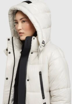 Khujo MELONA SHINY - Wintermantel - Perlweiß -Khujo df55bbaf18534945a34150fe6a4afcac