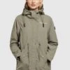 Khujo CAIMA - Parka - Graugrün -Khujo e5fdae56988a46d59669bfe5b8caee43