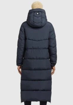 Khujo SHIMANTA2 - Wintermantel - Schwarzblau -Khujo e7ffc348b4894103be15f23c4df35ddc