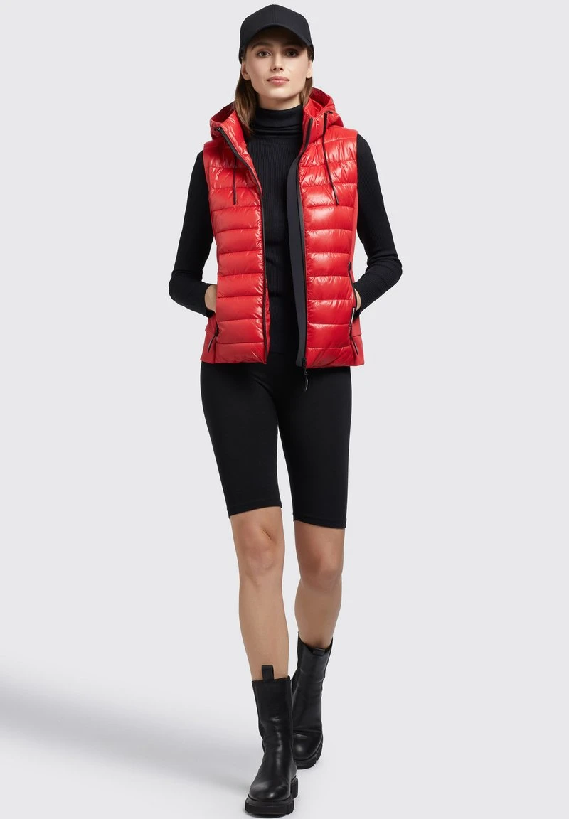 Khujo FABIA SHINY - Weste - Rot 4 Khujo FABIA SHINY - Weste - Rot – Bild 2