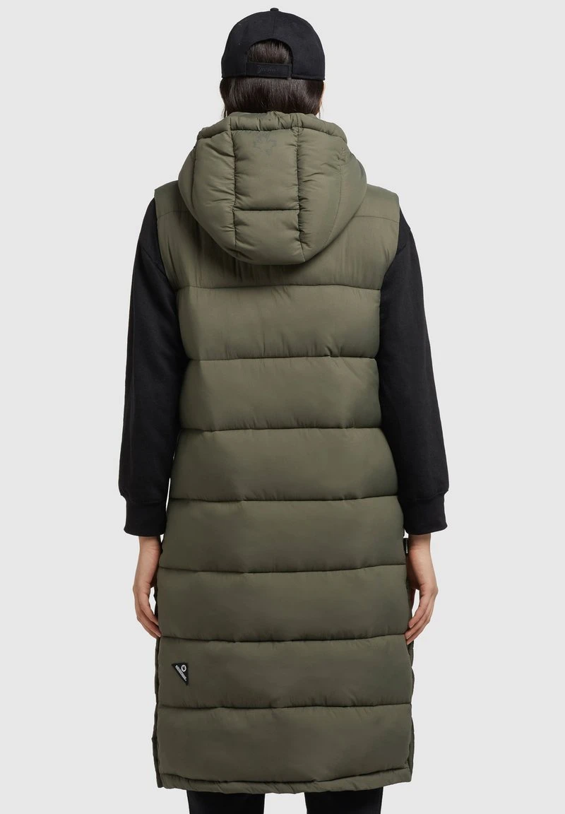 Khujo TOURIN MATT - Weste - Khaki Grün 5 Khujo TOURIN MATT - Weste - Khaki Grün – Bild 3