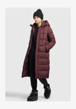 Khujo JULINA MATT - Wintermantel - Dunkelrot -Khujo f1b8eb26d8764fbba66c8db6800680cc