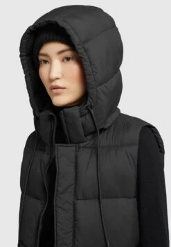 Khujo EDEN MATT - Weste - Schwarz -Khujo f88f9d0c7d89455fb8048a8f0fcdc5e0